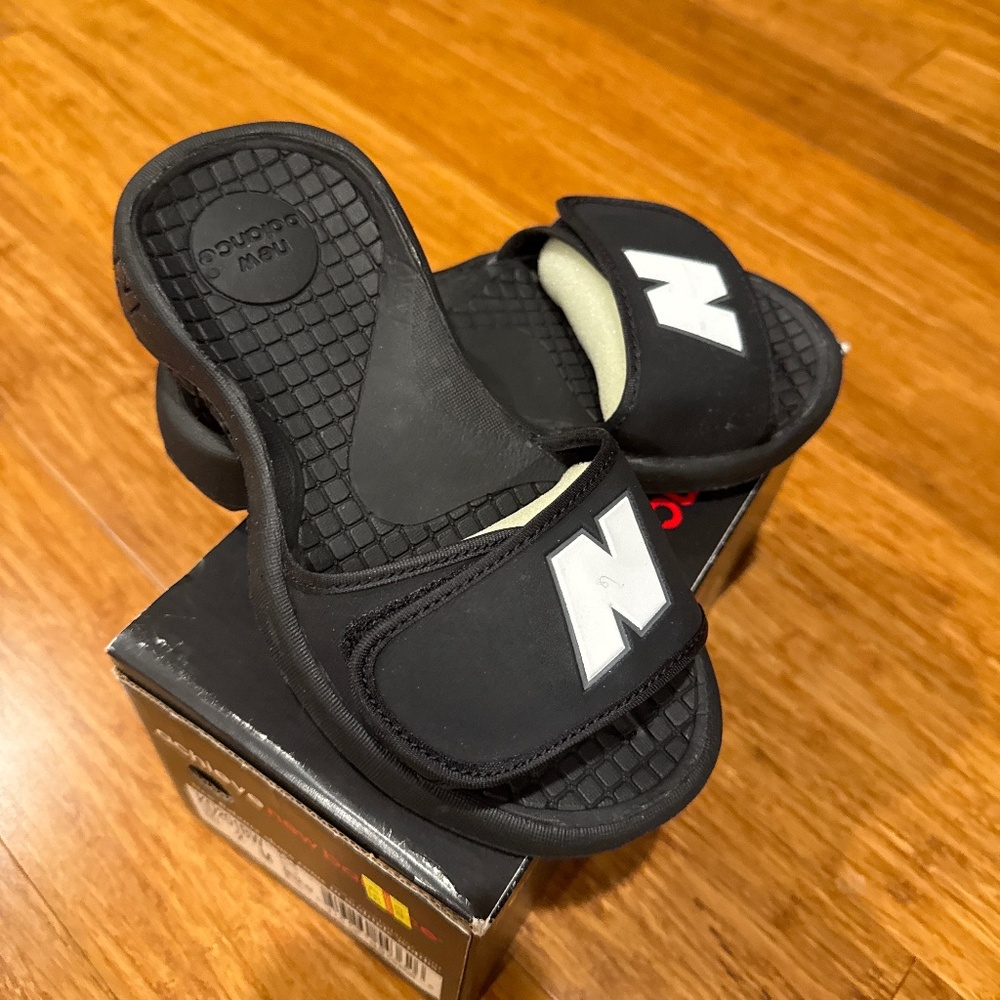 New Balance kids beach slides
